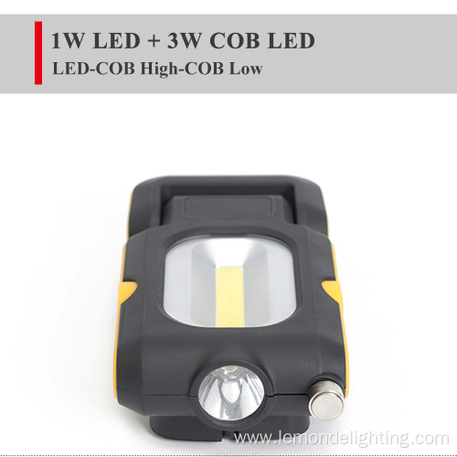 USB Rechargeable COB Portable Foldable LED Work Light